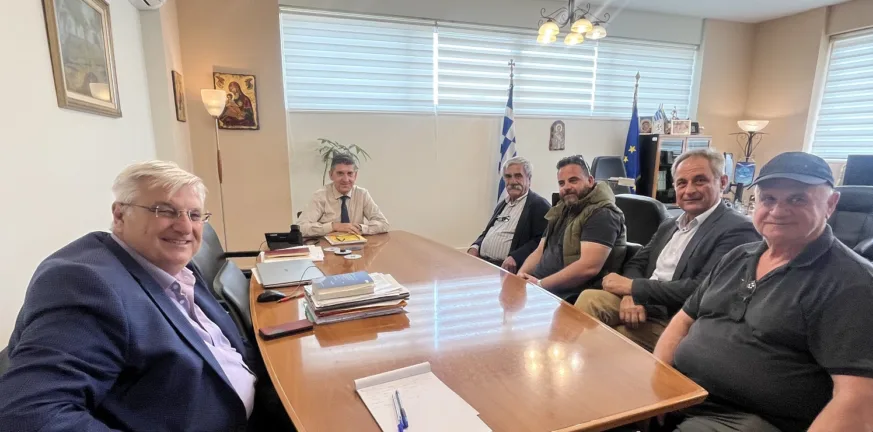 Συνάντηση Αλεξόπουλου - αντιπροσωπείας του ΚΚΕ εν όψει του Αντιιμπεριαλιστικού Διημέρου στον Αλισσό Συνάντηση