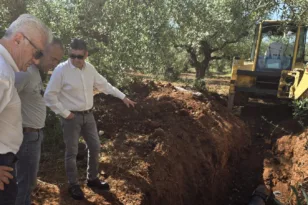 Δυτική Αχαΐα: Άμεση αποκατάσταση βλάβης στον αρδευτικό αγωγό του Αχαϊκού