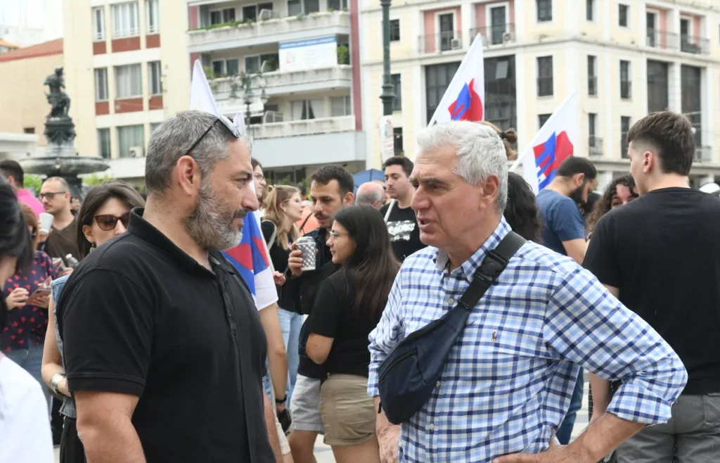 Πάτρα: Παρούσα η δημοτική αρχή στο συλλαλητήριο για την Παλαιστίνη ΦΩΤΟ