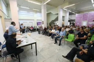Πελετίδης από την Αγυιά: Τα παιδιά μας δεν θα έχουνε ζωή αν δεν αντισταθούμε…
