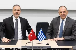 Συνάντηση Γεραπετρίτη – Φιντάν στην Αττάλεια: Στο τραπέζι η προετοιμασία του Ανώτατου Συμβουλίου Συνεργασίας