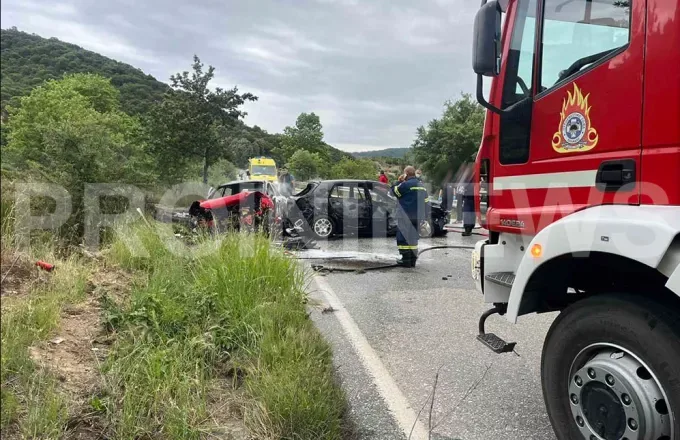 Τροχαίο στην Καβάλα: Νεκρός ένας οδηγός, δύο τραυματίες ΦΩΤΟ