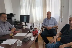 Ανδρέας Παναγιωτόπουλος: Συνάντηση με εκπροσώπους  του Συλλόγου Υπαλλήλων ΥΕΘΑ-ΓΕΣ Πελοποννήσου