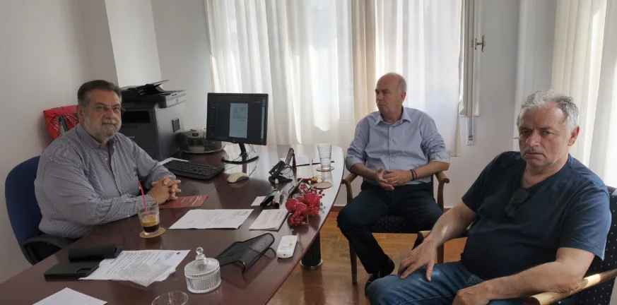 Ανδρέας Παναγιωτόπουλος: Συνάντηση με εκπροσώπους του Συλλόγου Υπαλλήλων ΥΕΘΑ-ΓΕΣ Πελοποννήσου Ανδρέας Παναγιωτόπουλος: Συνάντηση με εκπροσώπους του Συλλόγου Υπαλλήλων ΥΕΘΑ-ΓΕΣ Πελοποννήσου
