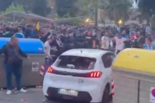 ΒΙΝΤΕΟ από τη στιγμή που αυτοκίνητο παρασύρει φιλάθλους πριν από το Εσπανιόλ – Μπαρτσελόνα