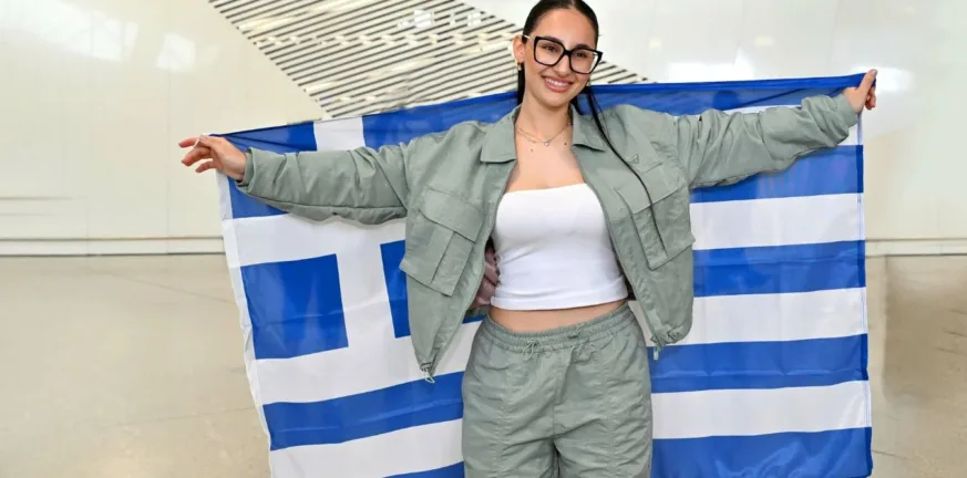 Eurovision 2025: Με αισιοδοξία και το φυλαχτό της μητέρας της στη Βασιλεία η Klavdia Eurovision