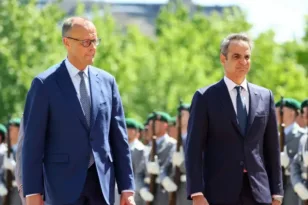 ΖΩΝΤΑΝΑ Οι δηλώσεις Μητσοτάκη – Μερτς μετά την συνάντησή τους στην Καγκελαρία
