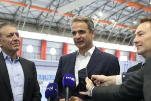 Αναγέννηση στην Παιανία: Ο Κυριάκος Μητσοτάκης στις πλήρως ανακαινισμένες Ολυμπιακές εγκαταστάσεις