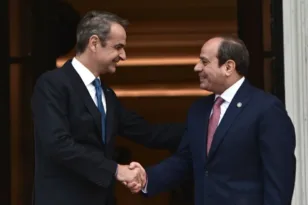Μητσοτάκης–Αλ Σίσι στο Μαξίμου: Μηνύματα για μετανάστευση, Γάζα και περιφερειακή σταθερότητα