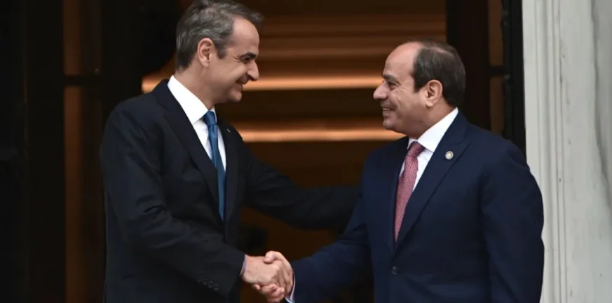 Μητσοτάκης–Αλ Σίσι στο Μαξίμου: Μηνύματα για μετανάστευση, Γάζα και περιφερειακή σταθερότητα Μητσοτάκης