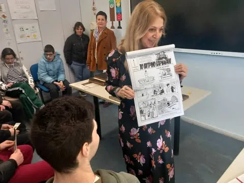 Το Μουσείο Τύπου της ΕΣΗΕΠΗΝ στο ΕΕΕΕΚ Αχαΐας ΦΩΤΟ Μουσείο