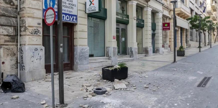 Ρήγμα στην καρδιά της Κρήτης: Ζημιές σε κτίρια και το Αρχαιολογικό Μουσείο από τον σεισμό των 6,1 Ρίχτερ ΒΙΝΤΕΟ
