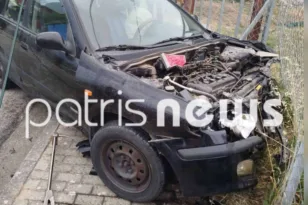 Τροχαίο με σφοδρή σύγκρουση στον δρόμο Κρέστενας–Ανδρίτσαινας ΦΩΤΟ