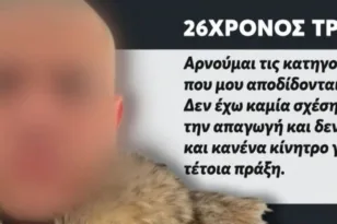 Στη φυλακή ο Πατρινός τράπερ για την απαγωγή 24χρονου