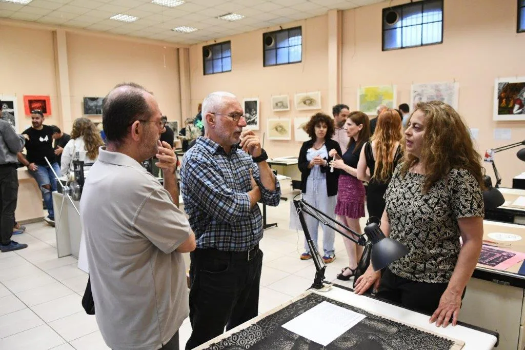 "Τίτλοι τέλους" για το Συμπόσιο Χαρακτικής «Απελευθέρωση από την Ασφυξία» ΦΩΤΟ