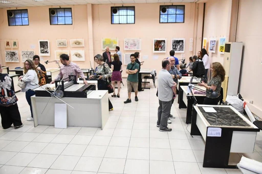 "Τίτλοι τέλους" για το Συμπόσιο Χαρακτικής «Απελευθέρωση από την Ασφυξία» ΦΩΤΟ