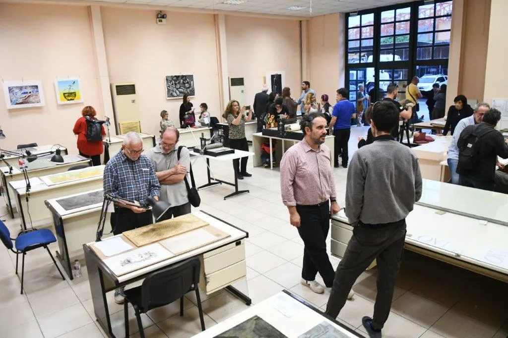 "Τίτλοι τέλους" για το Συμπόσιο Χαρακτικής «Απελευθέρωση από την Ασφυξία» ΦΩΤΟ