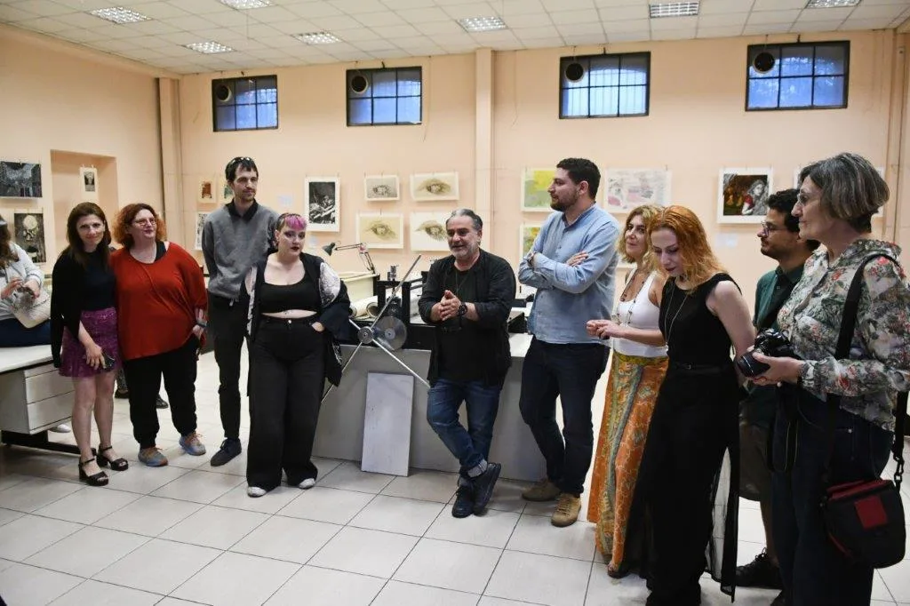"Τίτλοι τέλους" για το Συμπόσιο Χαρακτικής «Απελευθέρωση από την Ασφυξία» ΦΩΤΟ