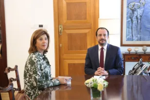 Άνχελα Ολγκίν: «Δέσμευση των ηγετών για πρόοδο στο Κυπριακό»
