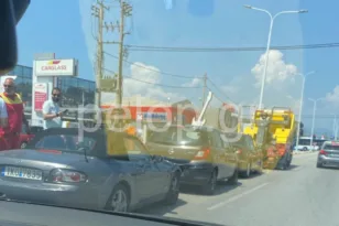 Πάτρα: Καραμπόλα τεσσάρων οχημάτων στην Εθνική Οδό μετά την Κανελλοπούλου ΦΩΤΟ