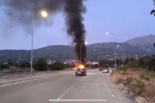 Πάτρα: Φωτιά στη Βενιζέλου, ΦΩΤΟ, ΒΙΝΤΕΟ