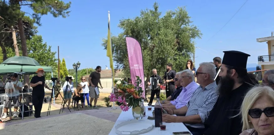Ηρθε στον Αλισσό η ΕΡΤ για γύρισμα Ηρθε στον Αλισσό η ΕΡΤ για γύρισμα