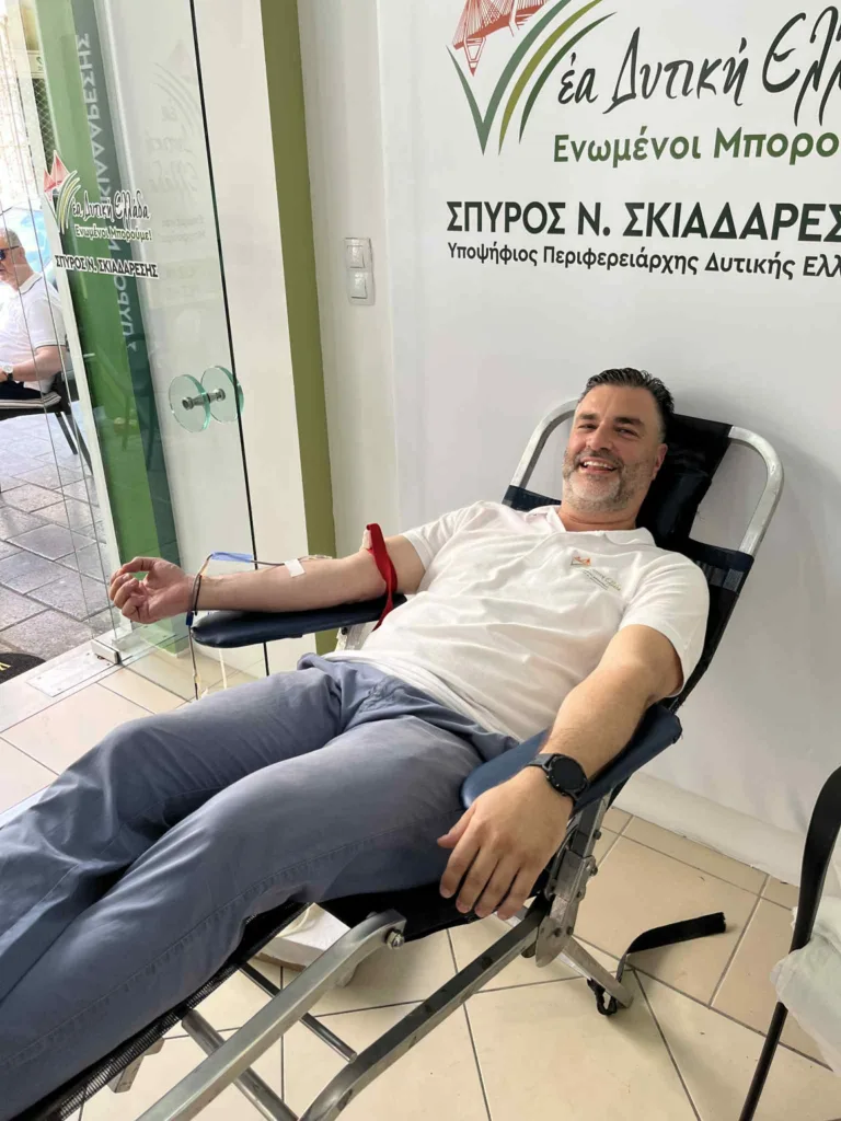 «Νέα Δυτική Ελλάδα»: Συγκινητική προσφορά στην εθελοντική αιμοδοσία