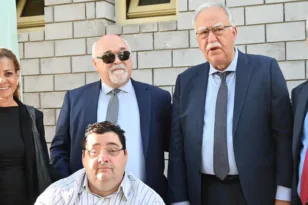 Ο Δήμαρχος Καλαβρύτων την εκδήλωση για τα 20 χρόνια Ομοσπονδίας Ατόμων με Αναπηρία