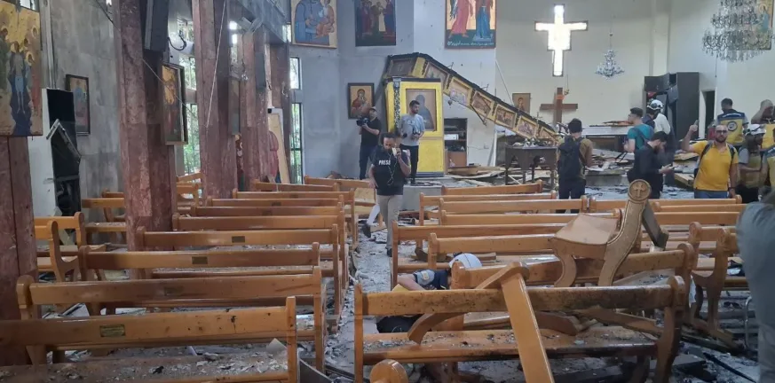 Συρία: Τουλάχιστον 15 νεκροί σε επίθεση αυτοκτονίας σε ορθόδοξη εκκλησία στη Δαμασκό ΦΩΤΟ Συρία: Τουλάχιστον 15 νεκροί σε επίθεση αυτοκτονίας σε ορθόδοξη εκκλησία στη Δαμασκό ΦΩΤΟ