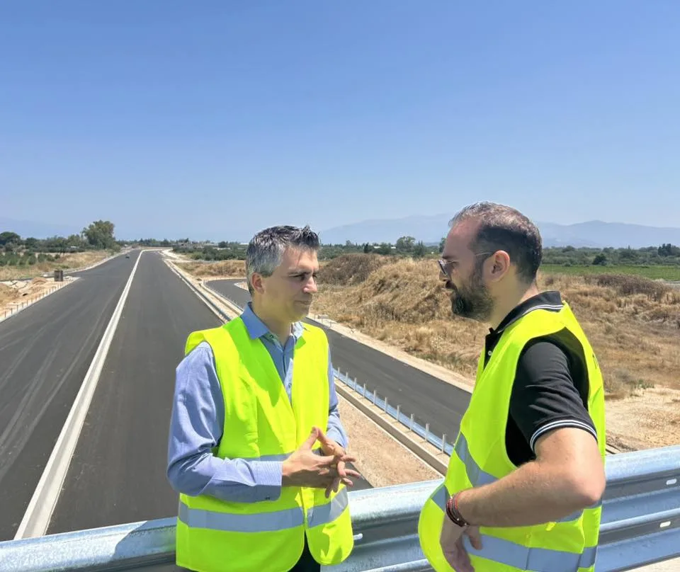 Αυτοψία του Χρίστου Δήμα στον αυτοκινητόδρομο Πάτρα – Πύργος: Σε έναν μήνα παραδίδονται τα πρώτα 65 χιλιόμετρα του έργου