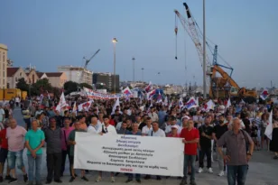Μήνυμα ειρήνης από την Πάτρα: «Έξω η Ελλάδα από τις πολεμικές επιχειρήσεις»