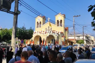 Tο τελευταίο «αντίο» στον Ανδρέα Κυριακόπουλο. «έσπασε» ο Τσιμίκας.συγκινημένος ο Κουλιεράκης, πολύς ο κόσμος ΦΩΤΟ