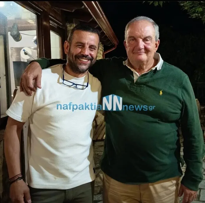 Η επίσκεψη του Κώστα Καραμανλή στην Ορεινή Ναυπακτία, που πήγε, με ποιους και που δείπνησε ΦΩΤΟ