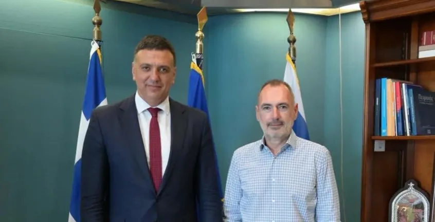 Συνάντηση Κατσανιώτη - Κικίλια για τα λιμάνια Πάτρας και Αιγίου Συνάντηση Κατσανιώτη - Κικίλια για τα λιμάνια Πάτρας και Αιγίου