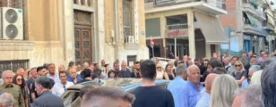 Ράγισαν και οι πέτρες στο τελευταίο «αντίο» στον Αντιδήμαρχο Λαμίας ΦΩΤΟ