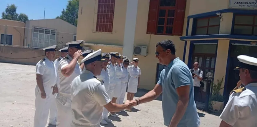 Στη Λέρο ο Κικίλιας: Επενδύσεις, αφαλάτωση και στήριξη στο Λιμενικό Σώμα Στη Λέρο ο Κικίλιας: Επενδύσεις, αφαλάτωση και στήριξη στο Λιμενικό Σώμα