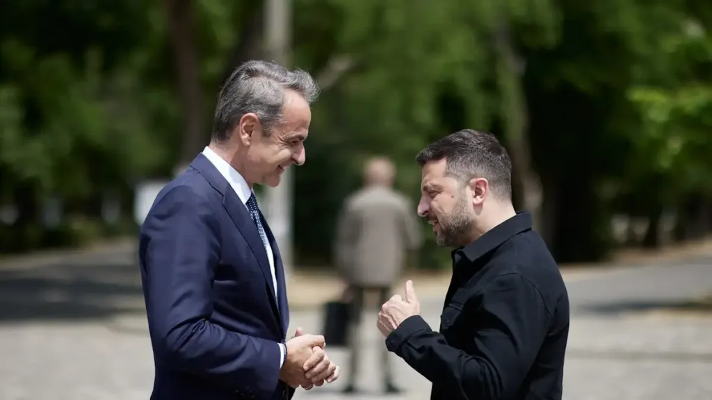 Μητσοτάκης: «Η Οδησσός, σύμβολο αντίστασης του ουκρανικού λαού», η συνάντηση του με τον Ζελένσκι ΦΩΤΟ