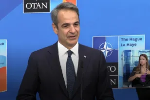 Μητσοτάκης από τη Χάγη: «Υπέρ της διπλωματίας, με άμυνα πάνω από 25 δισ. ευρώ και 3% του ΑΕΠ»