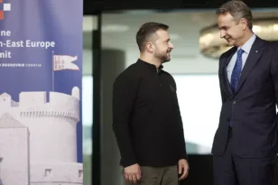 Στην Οδησσό ο Κυριάκος Μητσοτάκης: Στο επίκεντρο η στήριξη στην Ουκρανία