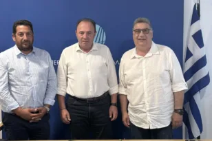Συνάντηση εργασίας με τον Αντιπεριφερειάρχη Αγροτικής Ανάπτυξης ΠΔΕ Ανδρέα Φίλια και το Επιμελητήριο Αχαΐας για ζητήματα του πρωτογενούς τομέα