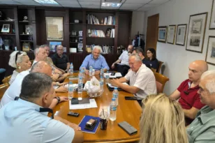 Σύσκεψη συντονισμού  στην ΠΕ Αχαΐας για τις υψηλές θερμοκρασίες – Σε ετοιμότητα η Πολιτική  Προστασία