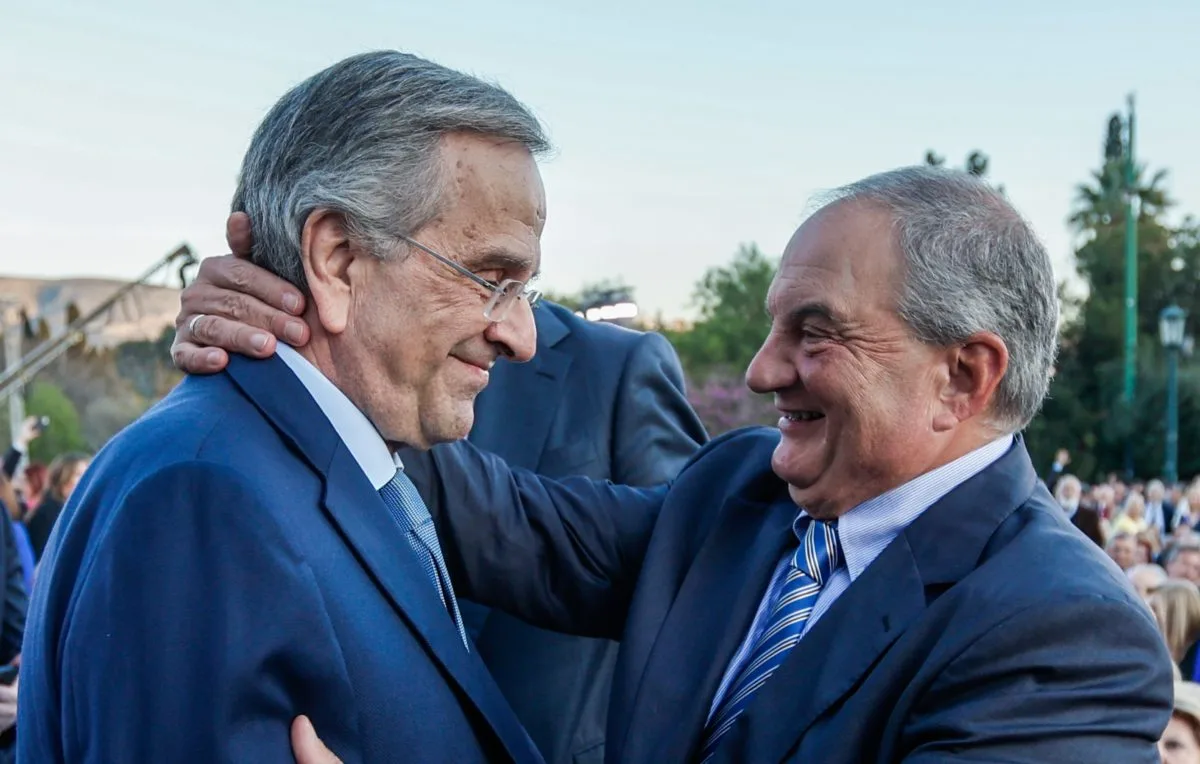 Σαμαράς και Καραμανλής στο προσκήνιο – Αναμένονται μηνύματα και αποστάσεις στην παρουσίαση Λυγερού