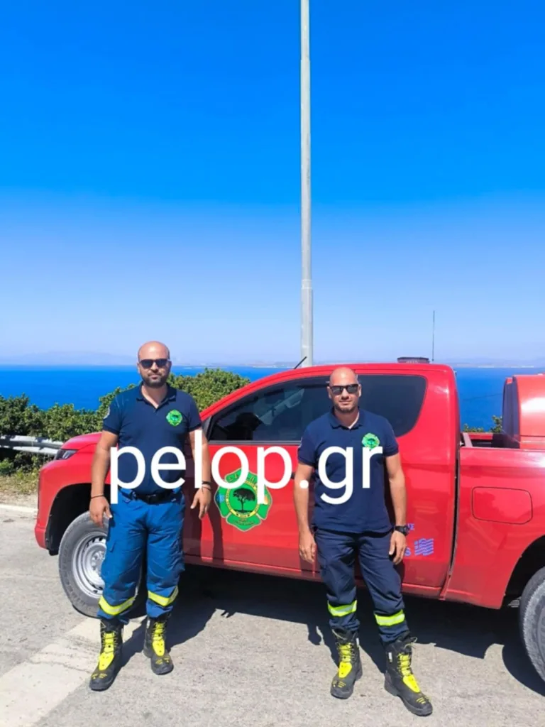 Πατρινοί στη «μάχη» με τις φλόγες στη Χίο ΦΩΤΟ - ΒΙΝΤΕΟ Γ. Παναγόπουλος, Δ, Κατρής στο νησί