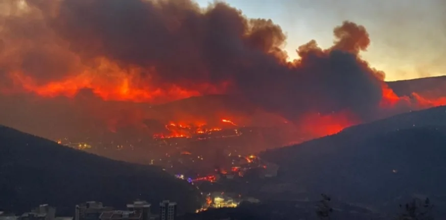 Καταστροφικές πυρκαγιές σαρώνουν την Τουρκία: Εκκενώσεις σε Σμύρνη, Μανίσα, Χατάι Καταστροφικές πυρκαγιές σαρώνουν την Τουρκία: Εκκενώσεις σε Σμύρνη, Μανίσα, Χατάι