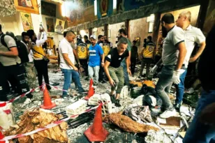 Τρομοκρατική επίθεση στη Δαμασκό: Βομβιστής αυτοκτονίας ανατινάχθηκε μέσα σε εκκλησία ΦΩΤΟ-ΒΙΝΤΕΟ