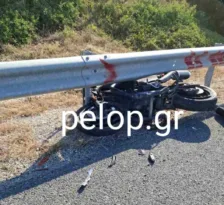 Πατρών - Κορίνθου: Σοβαρό τροχαίο για τον Διοικητή της 6ης ΕΜΟΔΕ - ΙΧ προσέκρουσε στη μηχανή του ΦΩΤΟ