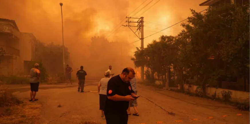 Συναγερμός στην Τουρκία: Σε πύρινο κλοιό Σμύρνη, Μανίσα και Αϊδίνιο – Εκκενώθηκαν τουλάχιστον 10 οικισμοί, στάχτες στην Πάτμο