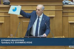Βελόπουλος: Κατάντησαν την Ελλάδα «καρπαζοεισπράκτορα» όλης της Μεσογείου».