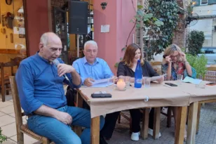Έγκλημα, μνήμη, λογοτεχνία: Παρουσιάστηκε το νέο βιβλίο του Μ. Μπαϊρακτάρη «Αισιόδοξα Πτώματα»