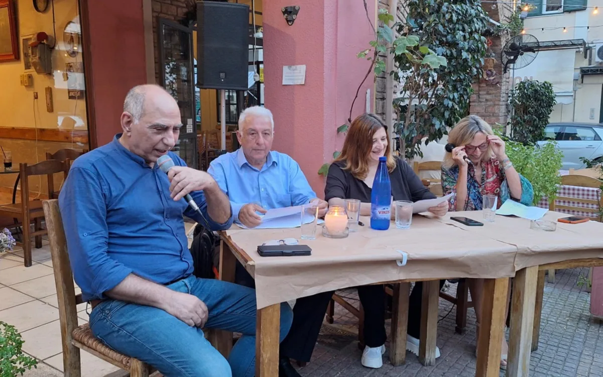 Έγκλημα, μνήμη, λογοτεχνία: Παρουσιάστηκε το νέο βιβλίο του Μ. Μπαϊρακτάρη «Αισιόδοξα Πτώματα»